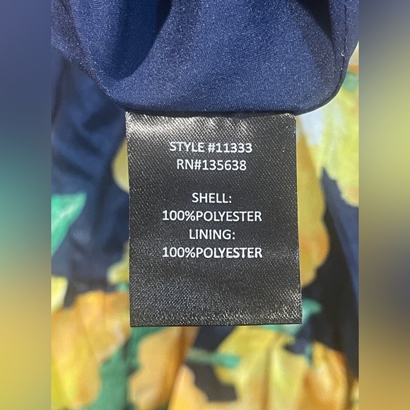 Hutch Alice Belted Tiered Maxi Dress Floral Shantung Size XXL - Picture 13 of 14